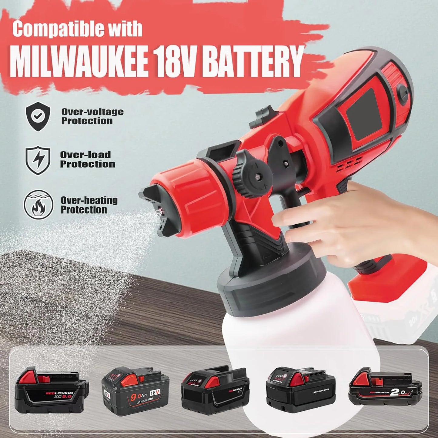 Cordless Electric Airless Paint Sprayer For Reliable Home Use Today