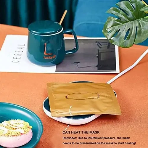 Usb Recharge Warm Soup Cup with Spoon and Storage Bag Set  Stainless Steel Breakfast Cup and Folding Spoon Food Thermal Jar