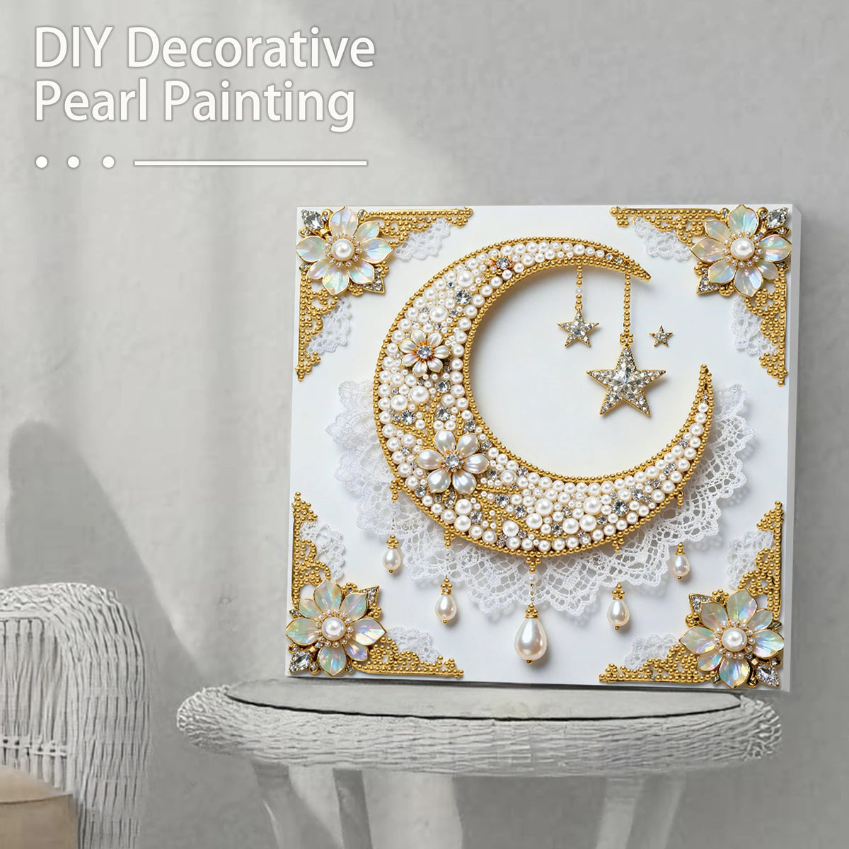 DIY Pearl Dot Painting Kit for Adults Home Wall Decor