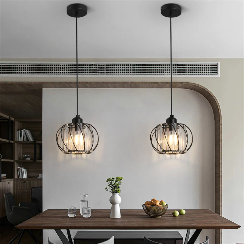 GreeLustr Modern Crystal Pendant Ceiling Light For Home Decor