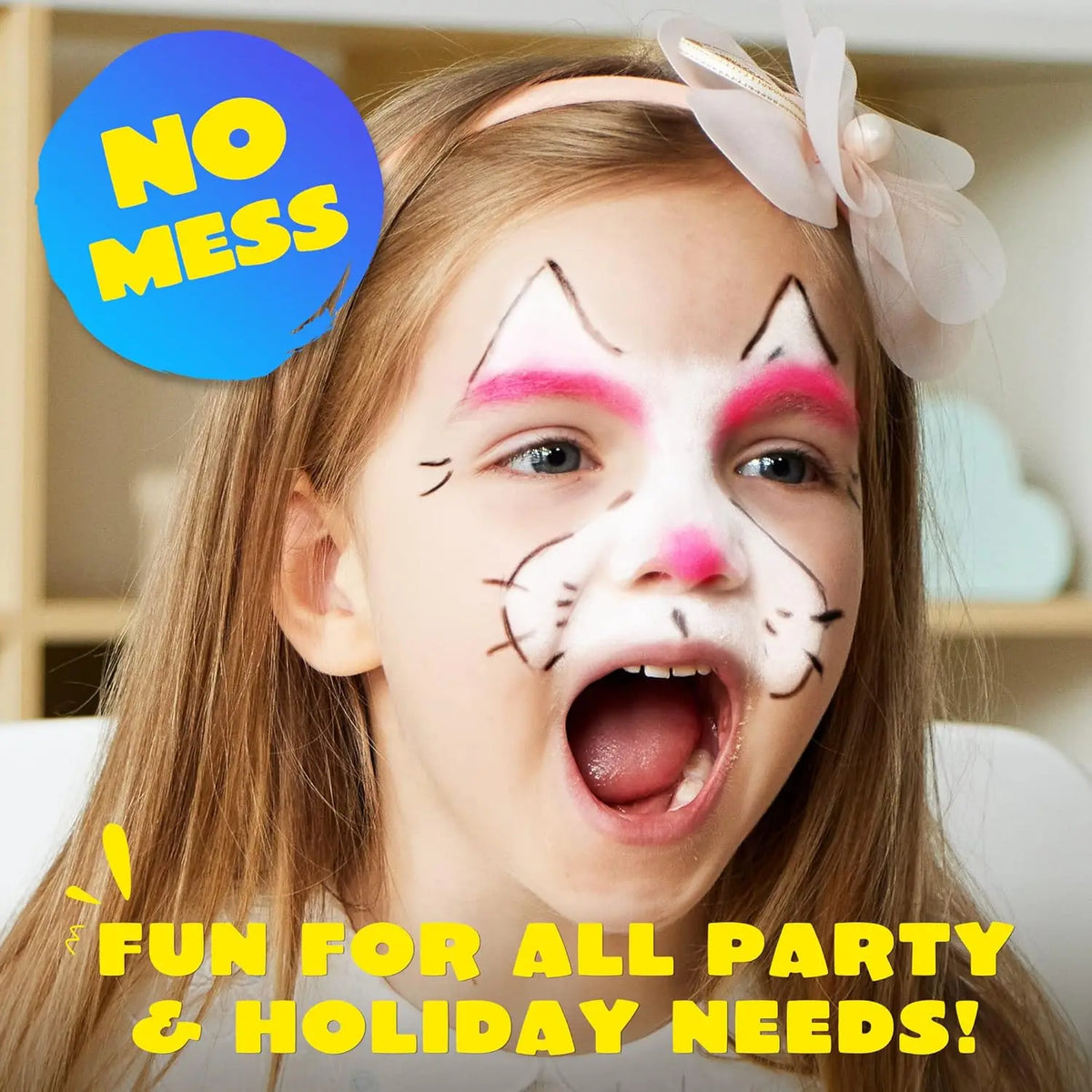 Joyfy Face And Body Paint Crayon Kit For Kids Festivals