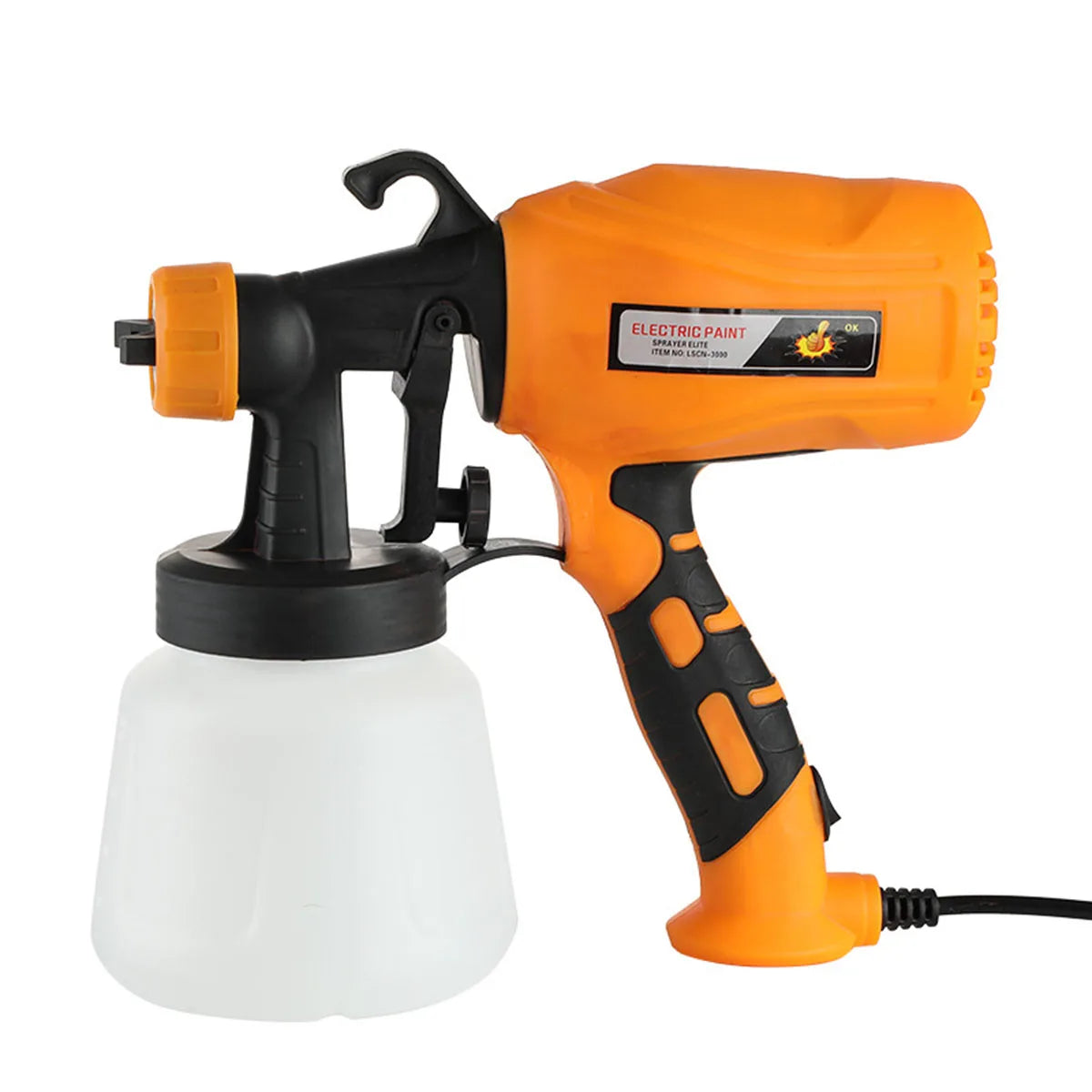 Electric Handheld Paint Spray Gun With Single Nozzle For Latex