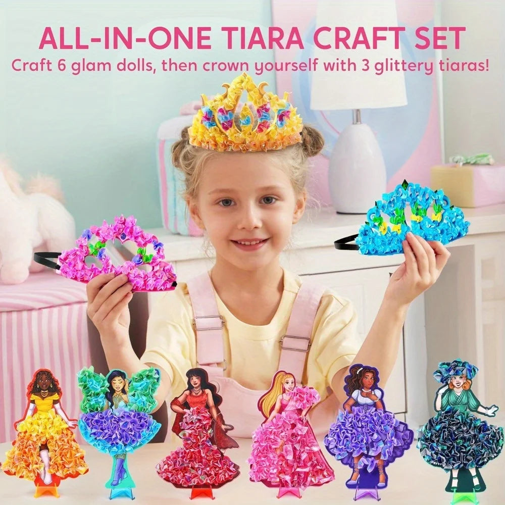 Joyfy Princess Dress Up Poke Fabric Foam Fashion Kit