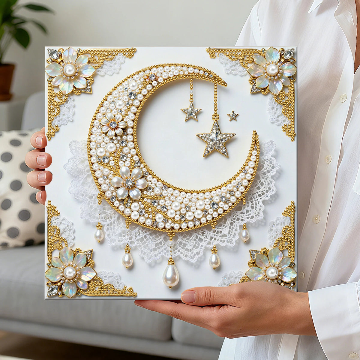 DIY Pearl Dot Painting Kit for Adults Home Wall Decor