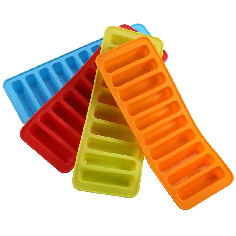 Reusable Silicone Ice Bar Mold For Ice Pops And Baking