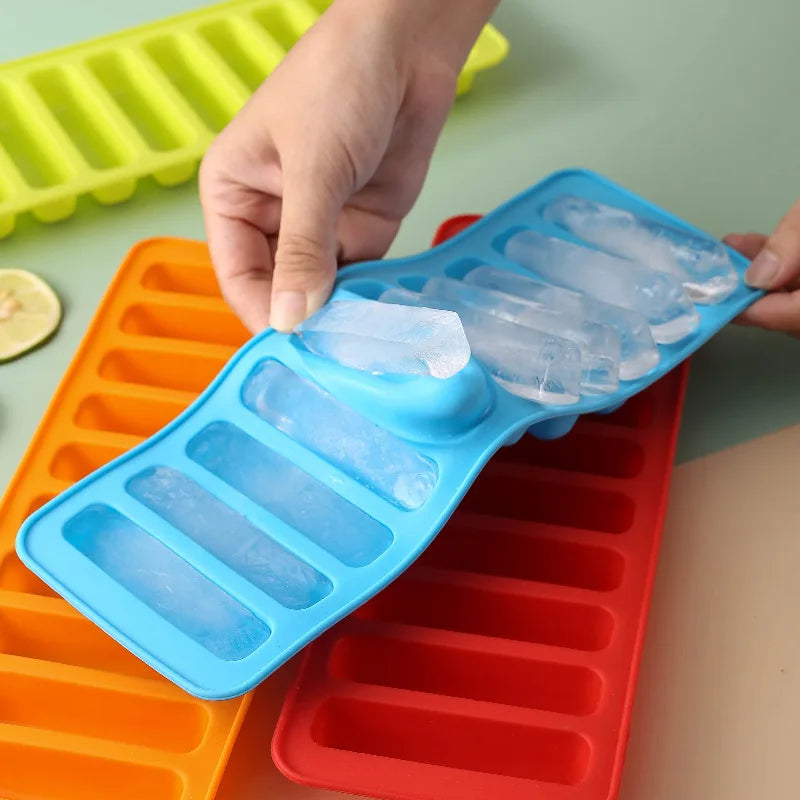 Reusable Silicone Ice Bar Mold For Ice Pops And Baking