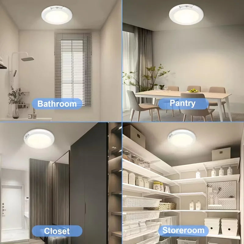 Magnetic Wireless Motion Sensor Night Light USB Type C Rechargeable