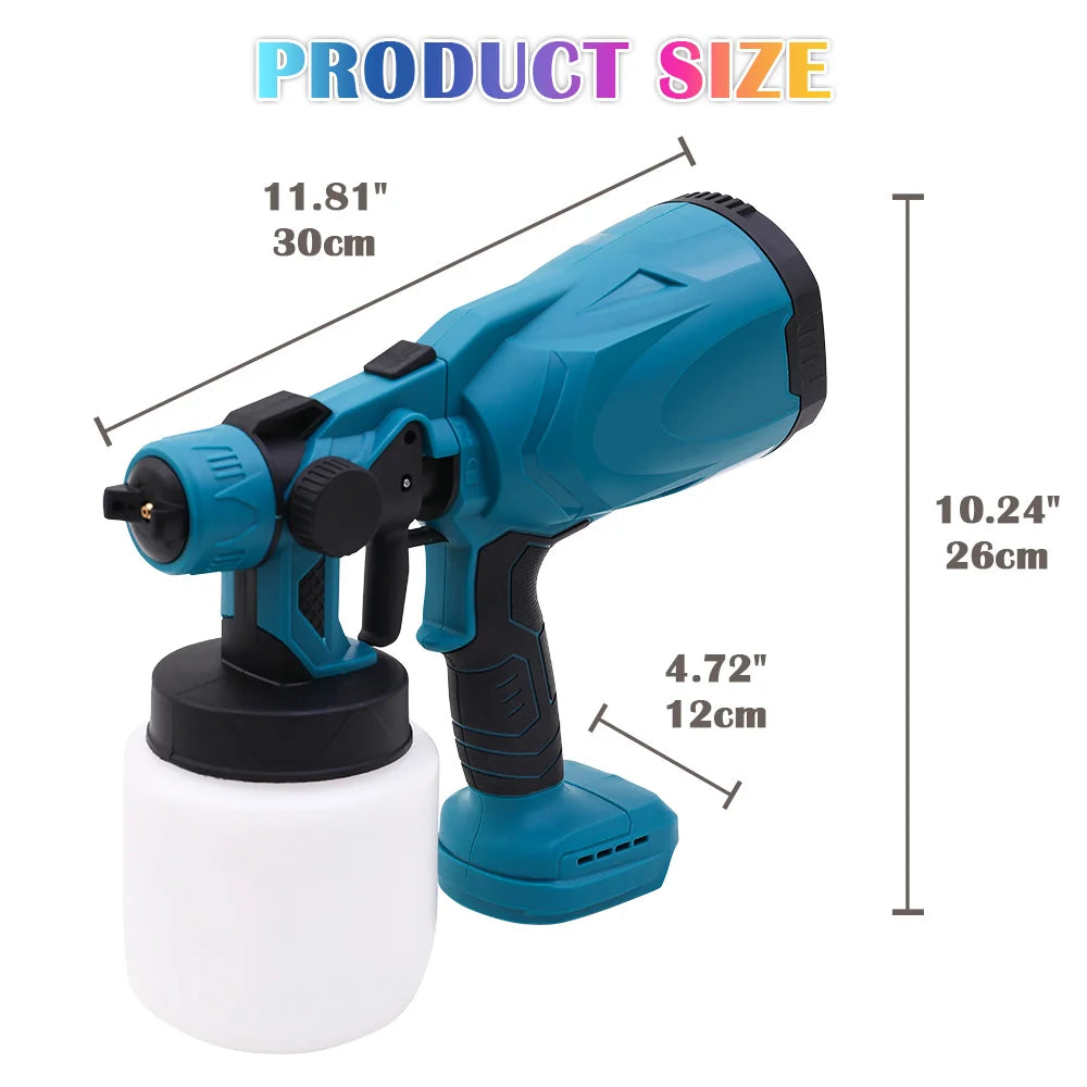 Cordless HVLP Paint Sprayer Gun For Precise And Even Application