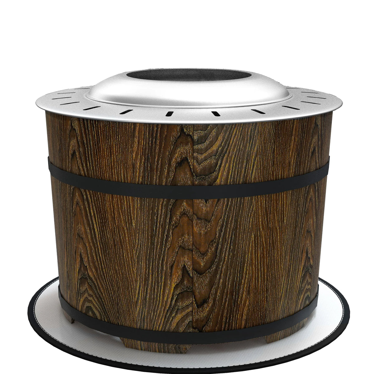 Outsunny Smokeless Wood Burning Fire Pit Made From Magnesium Oxide