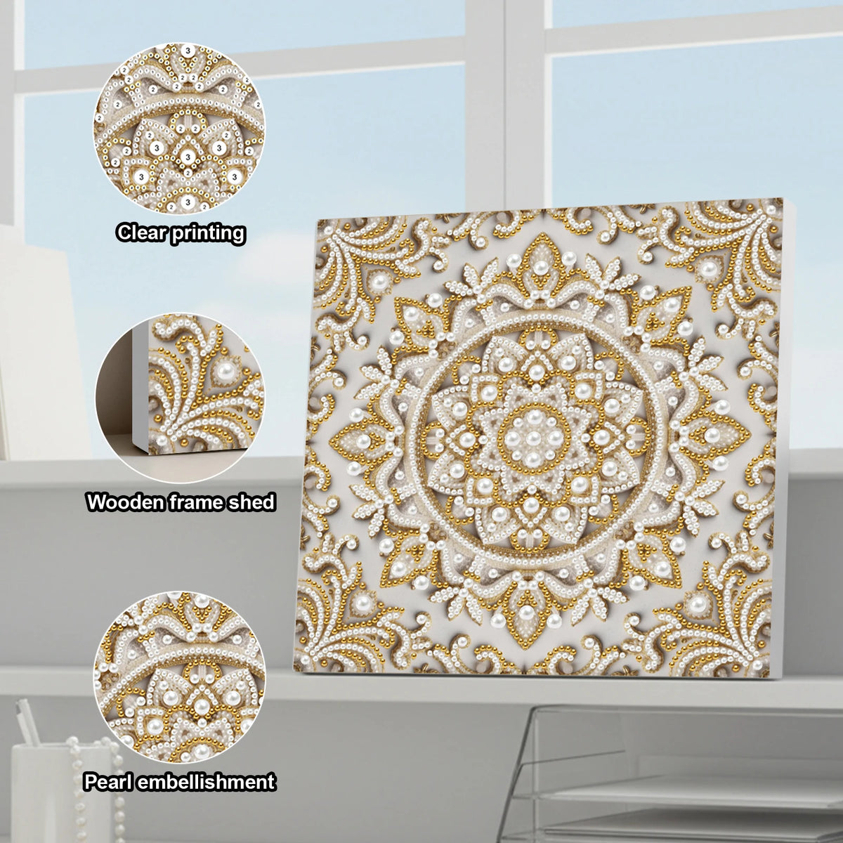 DIY Pearl Dot Painting Kit for Adults Home Wall Decor