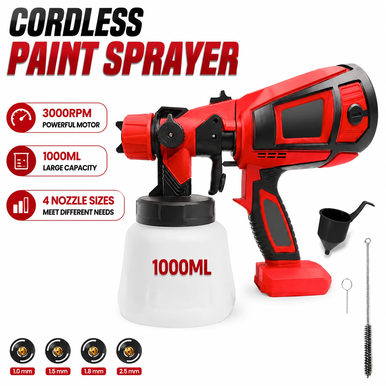 Cordless Electric Airless Paint Sprayer For Reliable Home Use Today