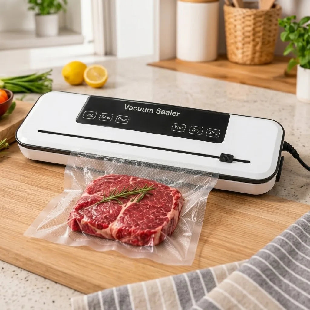 Automatic Food Vacuum Sealer Machine With Heat Seal Function