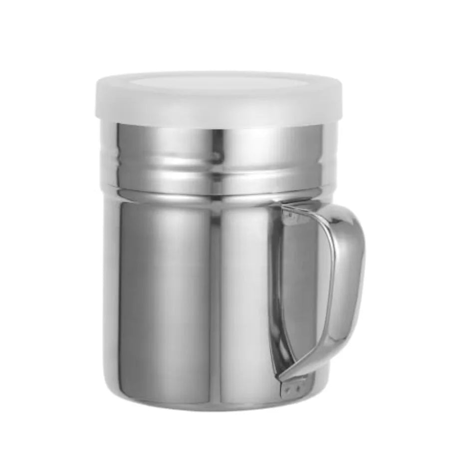 Powdered Sugar Shaker With Handle Fine Mesh Stainless Steel Duster