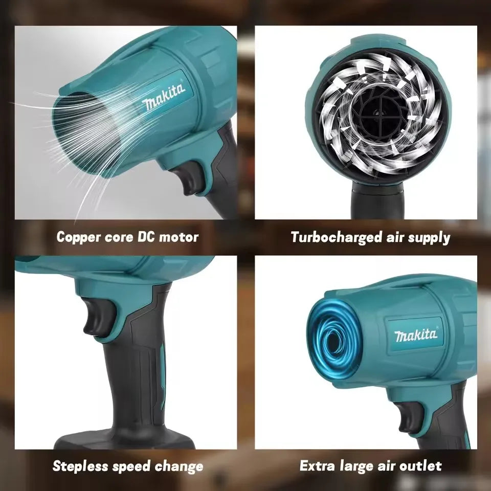 Makita 18V Cordless Air Blower For Car Dust Cleanup