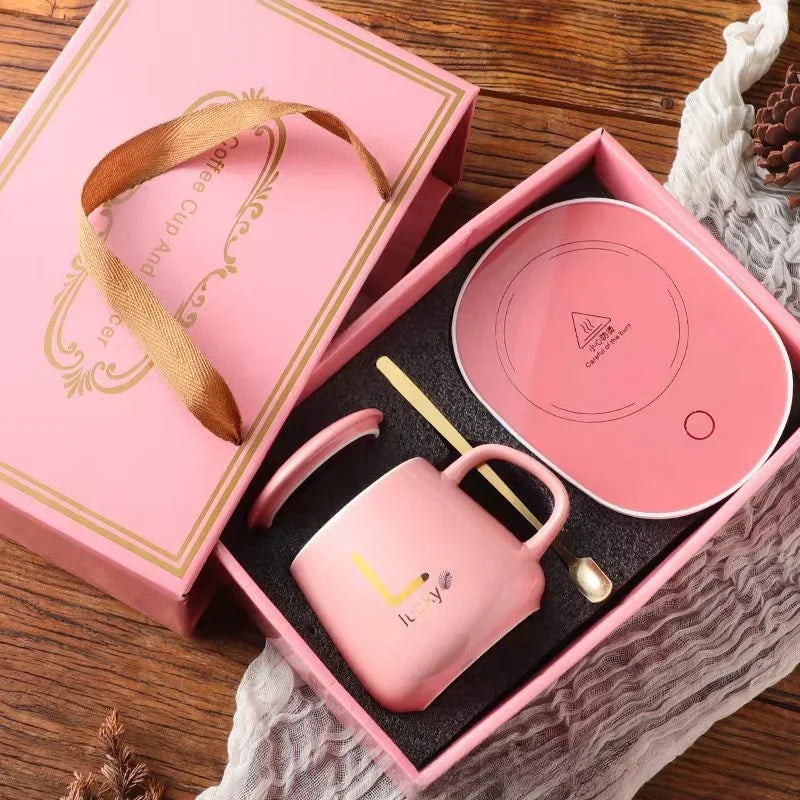 Usb Recharge Warm Soup Cup with Spoon and Storage Bag Set  Stainless Steel Breakfast Cup and Folding Spoon Food Thermal Jar