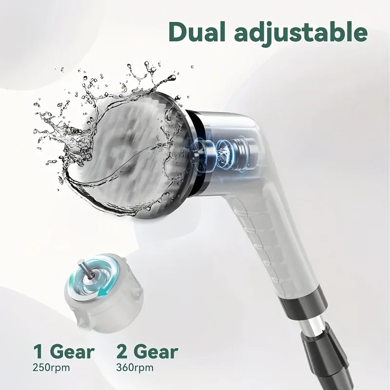 Ahtoska 9 In 1 Wireless Electric Rotating Cleaning Brush