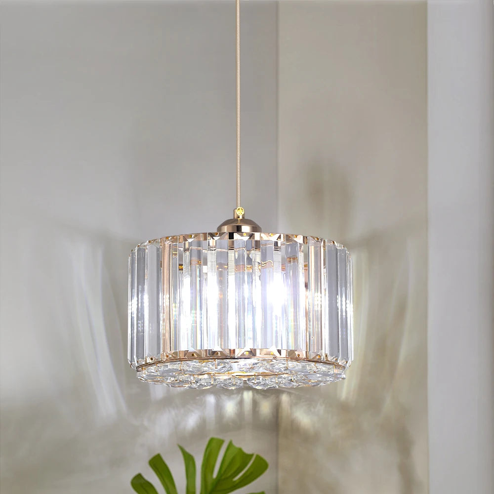 GreeLustr Modern Pendant LED Light Luxury Chandelier Crystal Ceiling Lamp