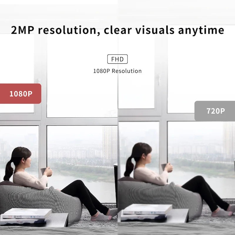 BoyKeep 1080P Indoor Security Camera With Motion Detection WiFi