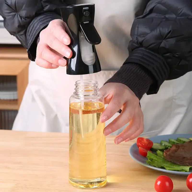 Oil Spray Bottle Spray Household Kitchen Spray Olive Oil Barbecue Fat Control Food Grade Plastic Oil Spray Pot