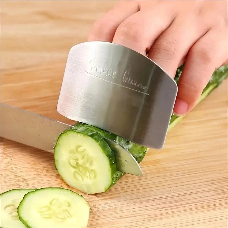 Stainless Steel Finger Guard For Cutting And Kitchen Safety
