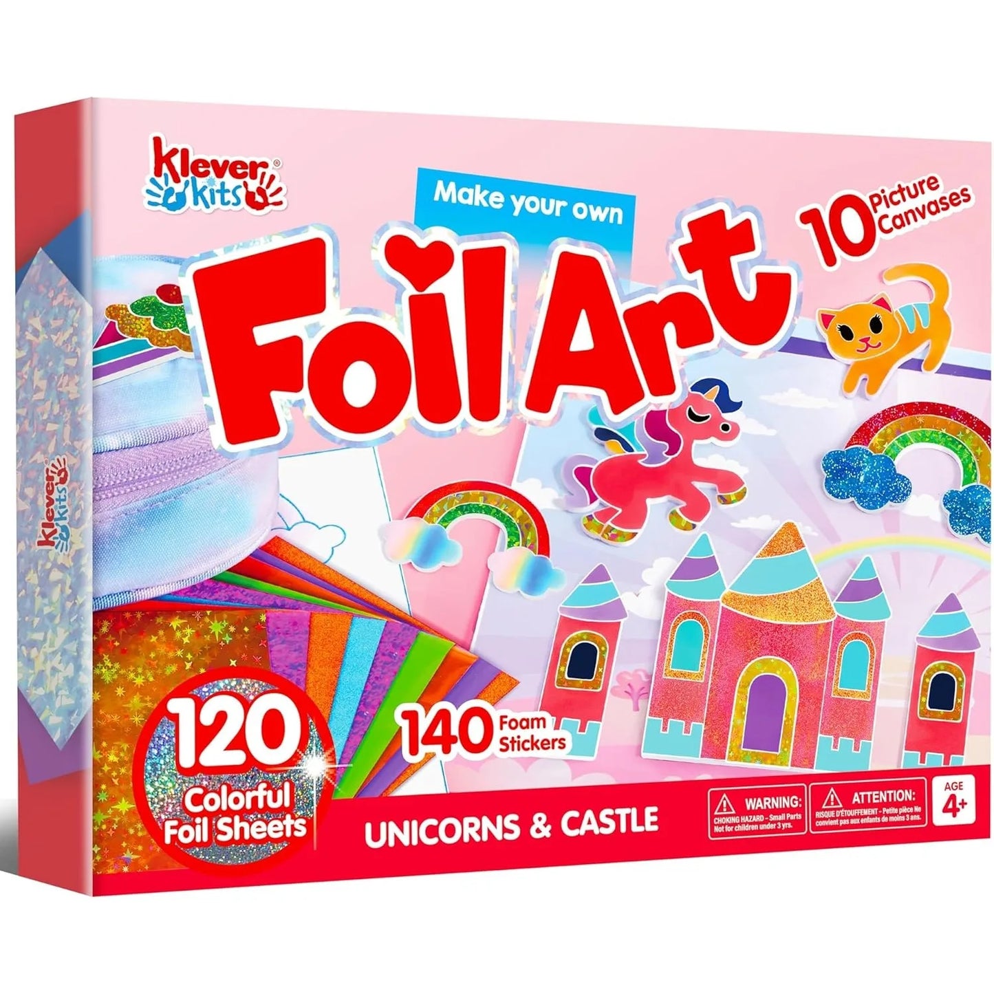 Joyfy Foil Art Kit For Kids Mess Free Creative Craft