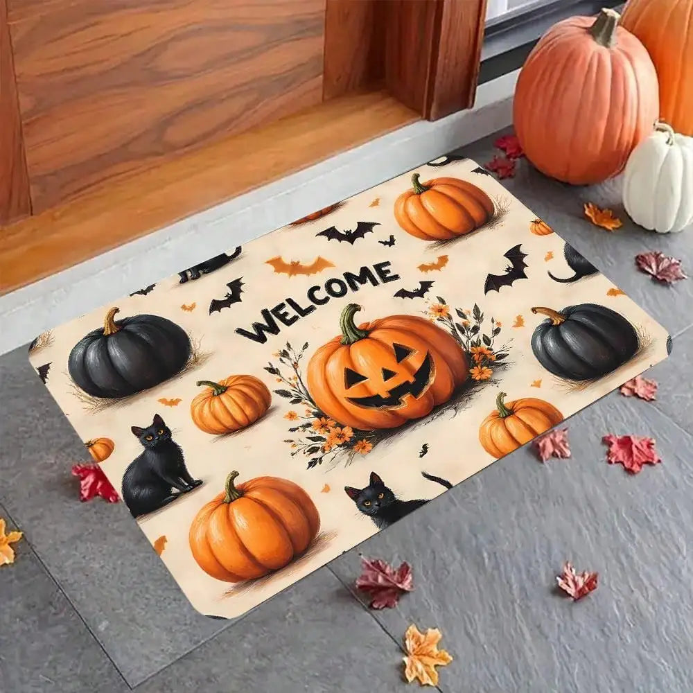 Modern Flannel Halloween Rug Carpet For Indoor Home Decor