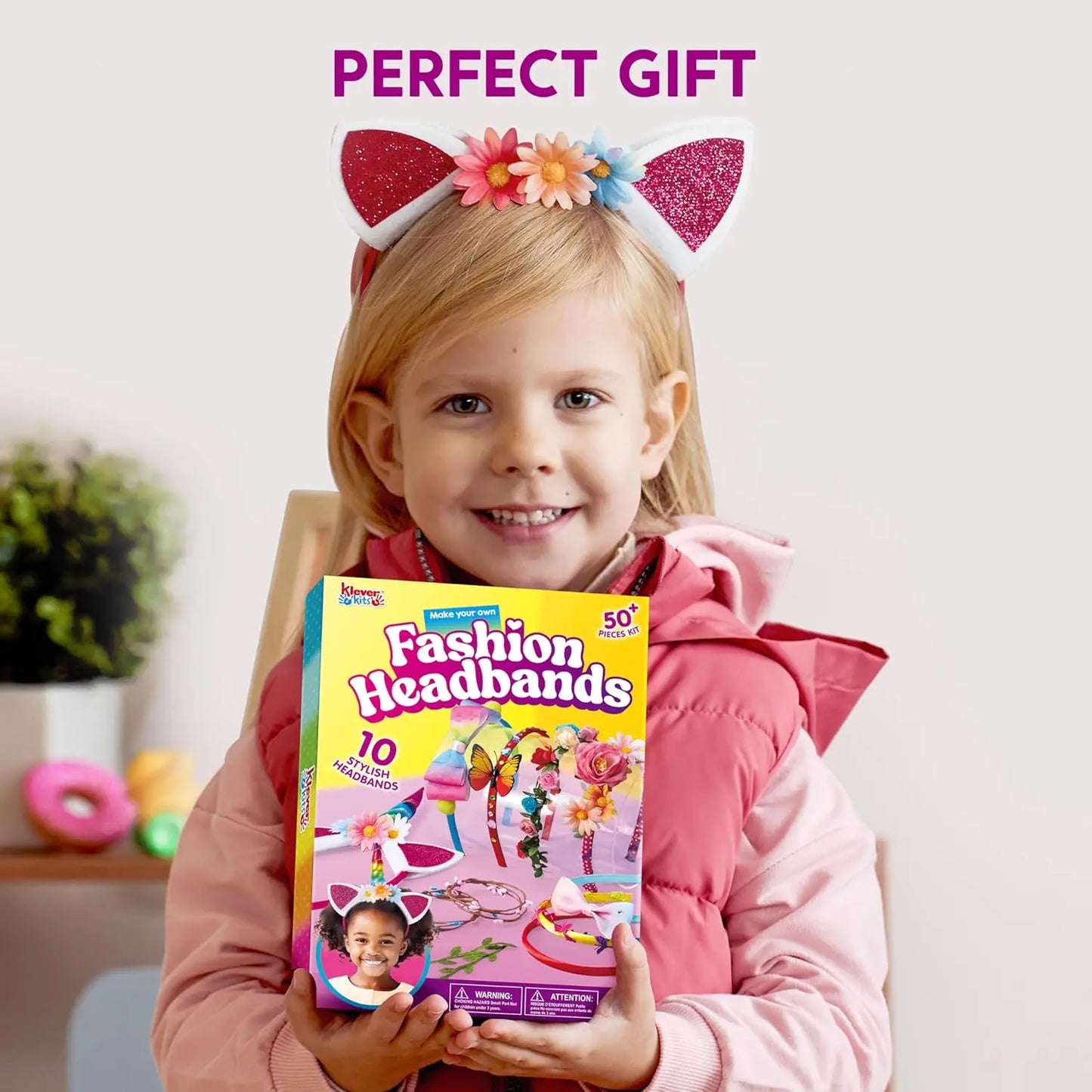 Joyfy Girls Headband Making Kit For Diy Hair Accessories