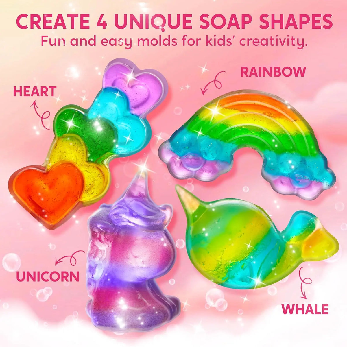 Joyfy Unicorn Soap Making Kit For Kids Creative DIY Craft
