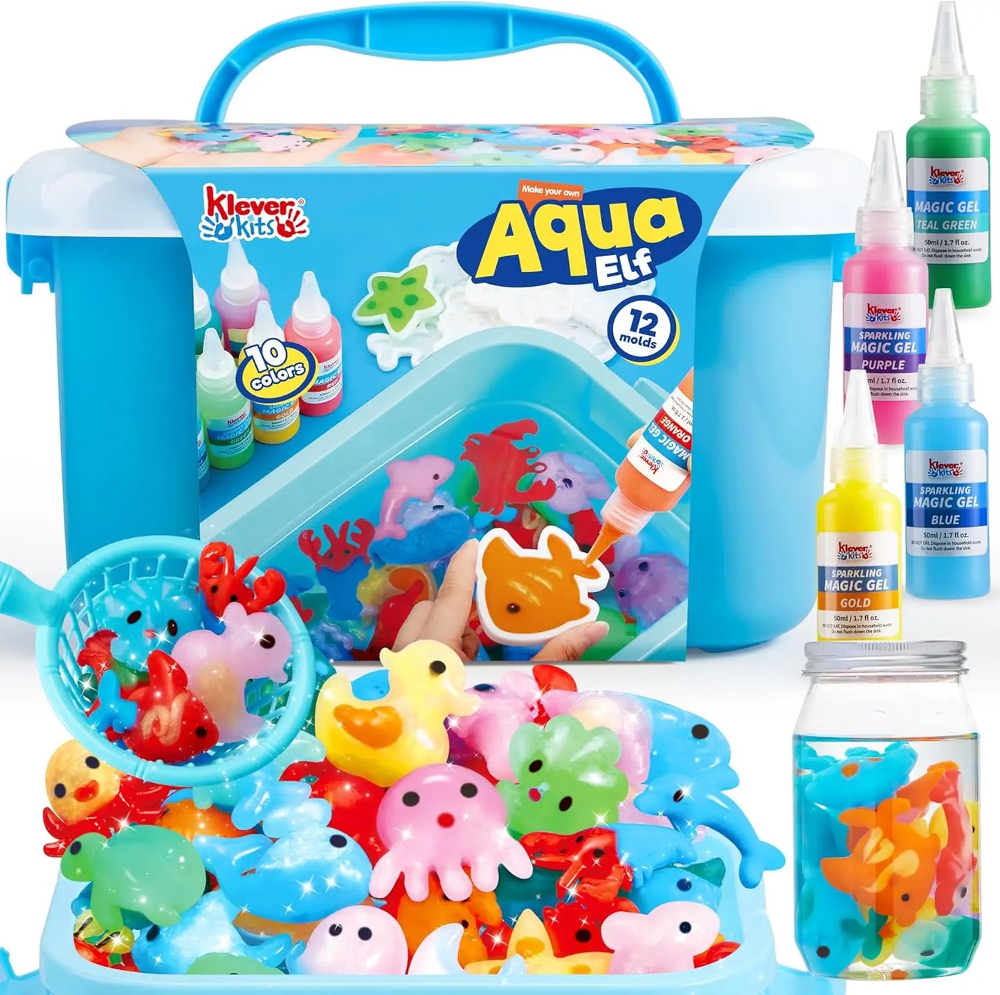 Joyfy Magic Water Gel Kit With Preserving Bottle For Kids