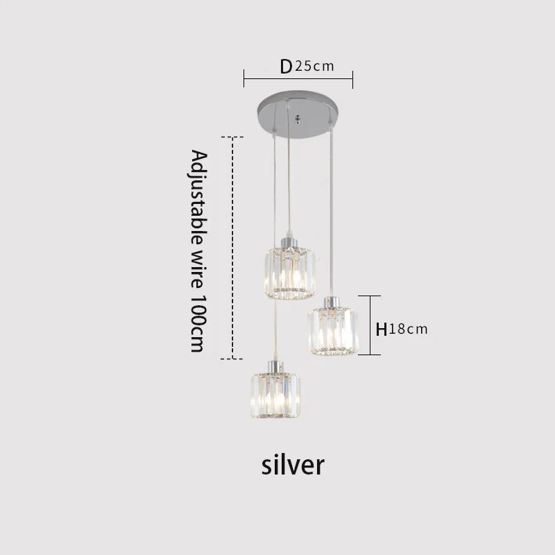 Vetrulus Modern K9 Crystal Chandelier For Living Room